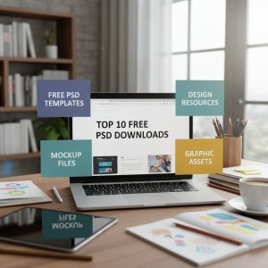 Dựa trên tiêu đề "10 Website chia sẻ file thiết kế PSD miễn phí mà Designer không nên bỏ qua", 4 từ khóa hoặc cụm từ khóa chính là: