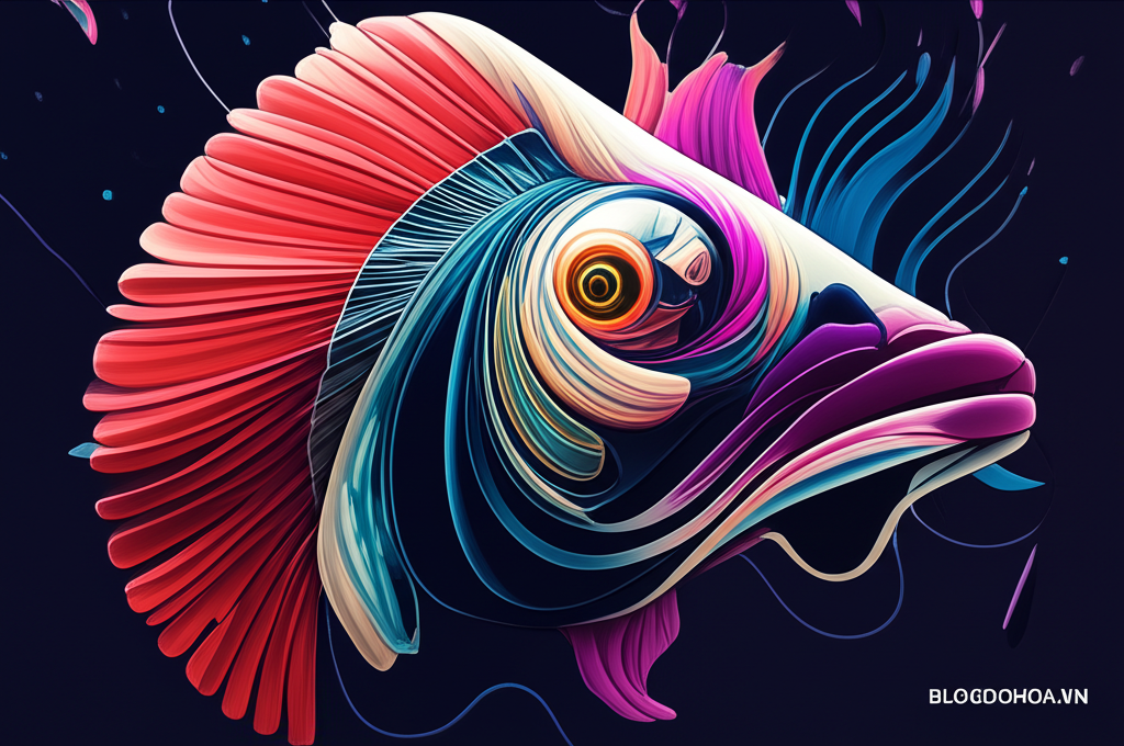 Create a vivid and engaging illustration for the topic: 'Layer Masks'. Do not create any text on the image except for the text 'BLOGDOHOA.VN' in the right corner of the image.