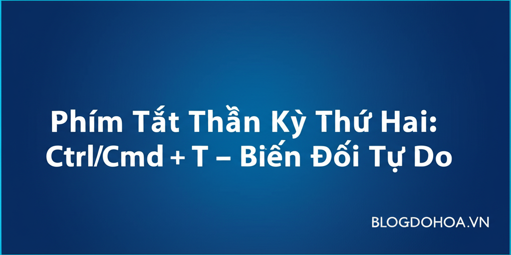 Phím Tắt Thần Kỳ Thứ Hai: Ctrl/Cmd + T – Biến Đổi Tự Do
