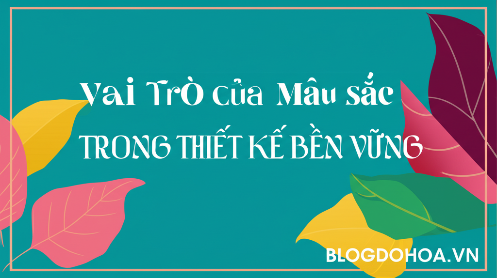 Vai Trò Của Màu Sắc Trong Thiết Kế Bền Vững