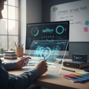 2. Giảm dung lượng file thiết kế